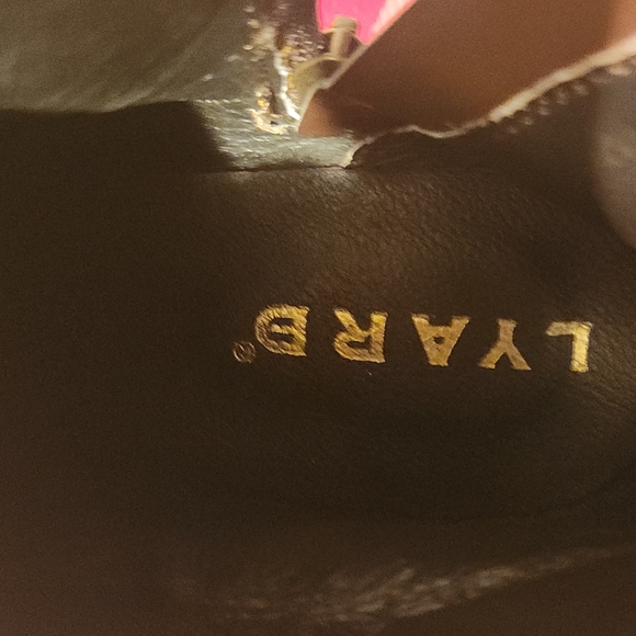 Lyard leather booties -Like new - Picture 12 of 12